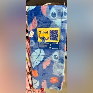 Lilo and stitch plush blanket throw